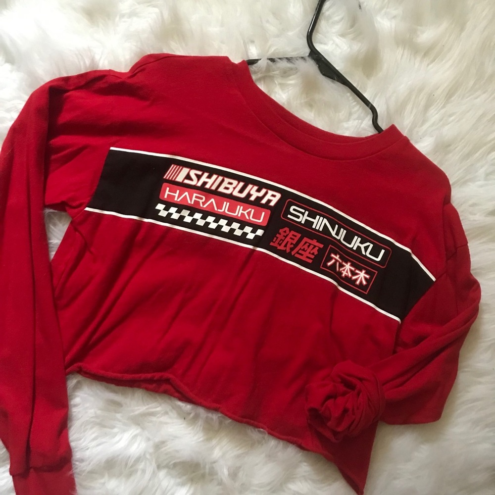 NWOT Forever 21 Japan Crop Top